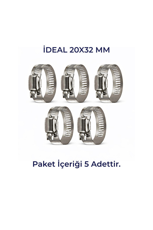 Hortum Kelepçesi 5 Adet 20X32' Lik