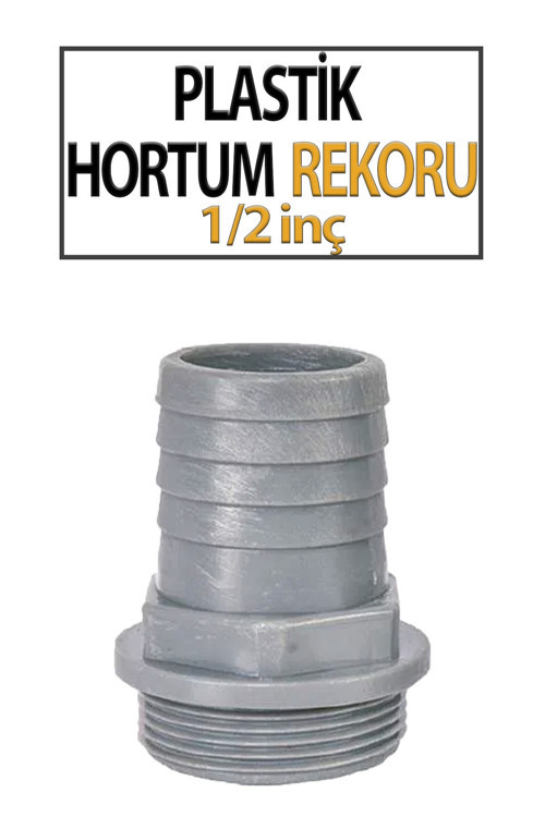 Plastik Hortum Rekoru 1/2 İnç