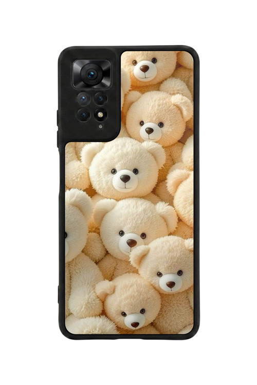 Redmi Note 11 Pro / 12 Pro Uyumlu Baskılı, Mat Siyah,Yumuşak Silikon, Koruyucu,Şok Emici Kapak,Kılıf