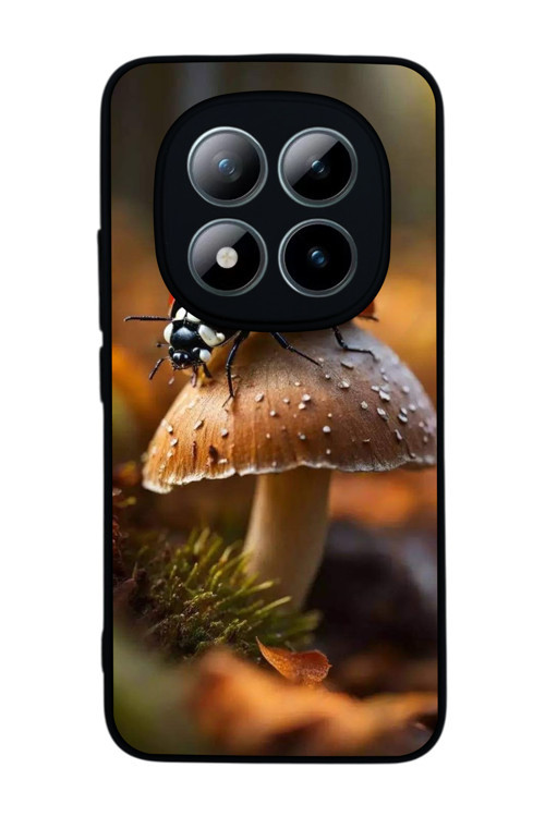 Xiaomi Redmi Note 15 Pro Plus Uyumlu Baskılı, Mat Siyah,Silikon, Koruyucu,Şok Emici Kapak,Kılıf
