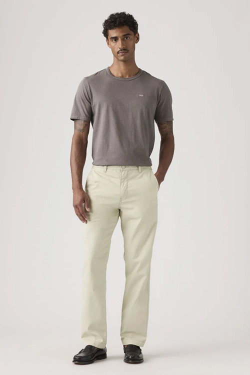 Erkek Chino Authentic Relaxed Krem Pantolon - A5753-0097