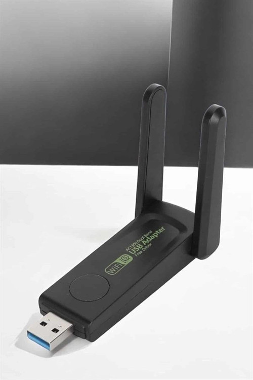 Wifi Alıcı Wifi Adaptörü Usb Girişli 3.0
