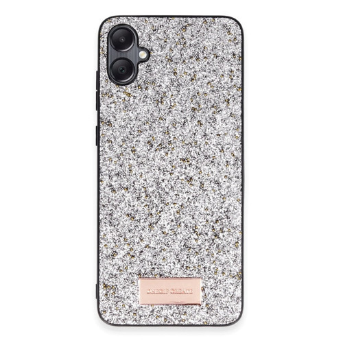Onegif Galaxy A05 Bright Simli Kapak - Gümüş