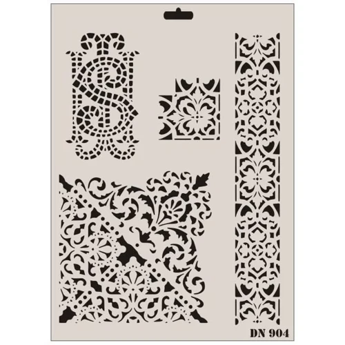 Dantel Seri DN-904 Stencil 35x25 cm