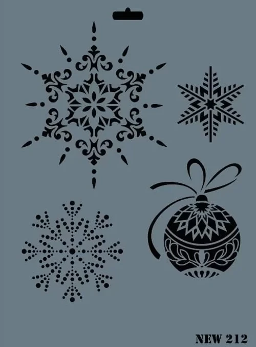 New Seri N-212 Stencil 35x25 cm