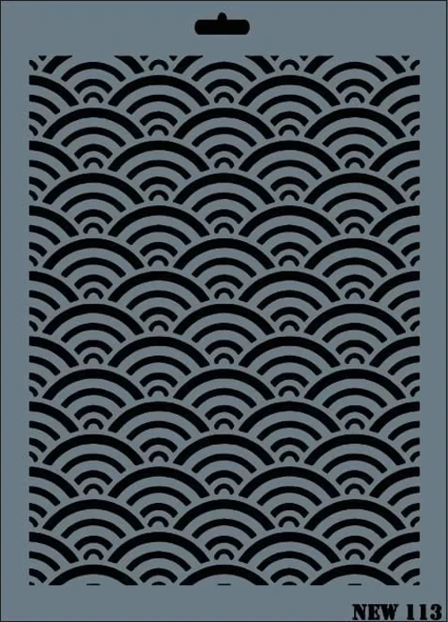 New Seri N-113 Stencil 35x25 cm