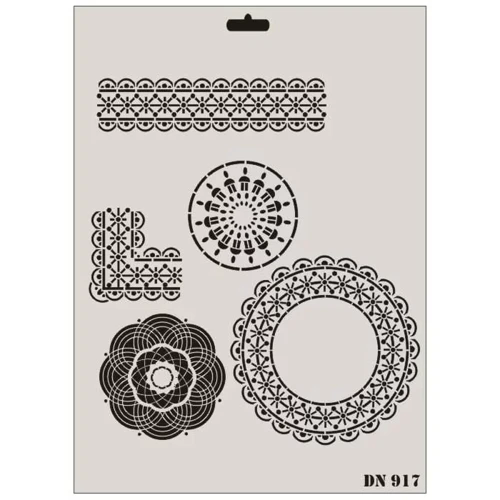 Dantel Seri DN-917 Stencil 35x25 cm