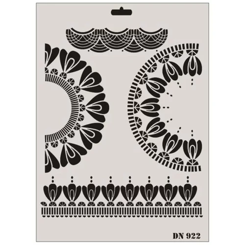 Dantel Seri DN-922 Stencil 35x25 cm