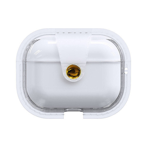 Air-Pods Pro MKST Airbag 33 Darbelere Karşı Dayanıklı Magnetik Kılıf-Şeffaf