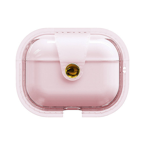 Air-Pods Pro 2 MKST Airbag 33 Darbelere Karşı Dayanıklı Magnetik Kılıf-Pembe