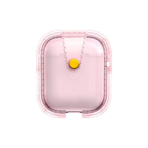 Air-Pods MKST Airbag 33 Darbelere Karşı Dayanıklı Magnetik Kılıf-Pembe