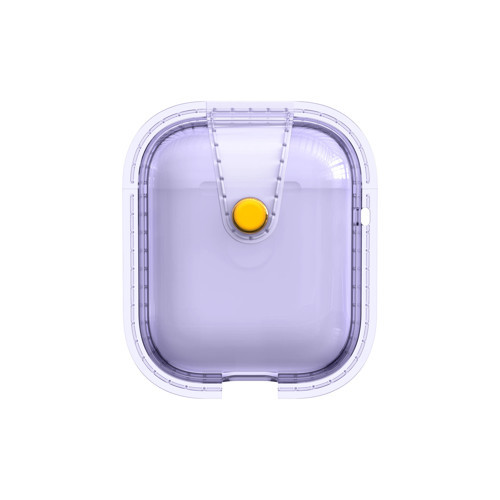 Air-Pods MKST Airbag 33 Darbelere Karşı Dayanıklı Magnetik Kılıf-Mor