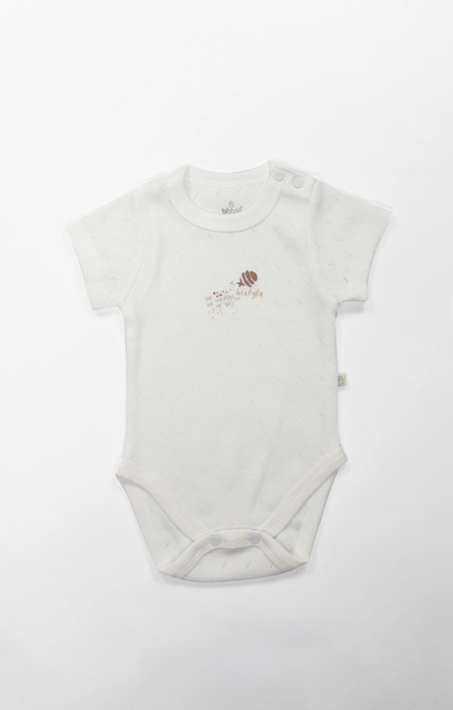 Body Yarım Kol Ocean And Starfish 17182 Ekru