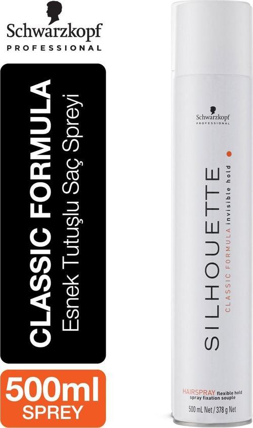 Esnek Tutuşlu Saç Spreyi 500ml | Doğal Görünüm, Ağırlaştırmaz, Uzun Süre Kalıcı