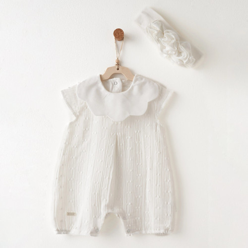 Ac26641 Baby Chic Tulum Takım Ekru