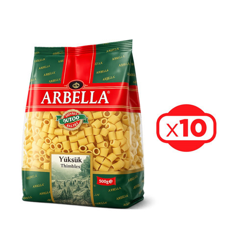 Yüksük Makarna 500 gr x 10 Adet