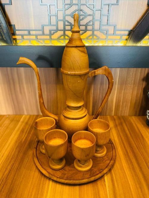Ofis Hediyesi El Yapım Ahşap Dekor Masa Ev Dekor 