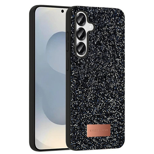 Onegif Galaxy S25 Bright Simli Kapak - Siyah
