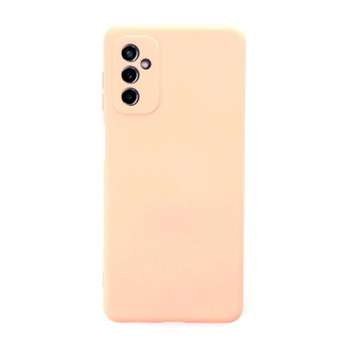Galaxy M52 5G Kılıf Nano İçi Kadife - Pudra
