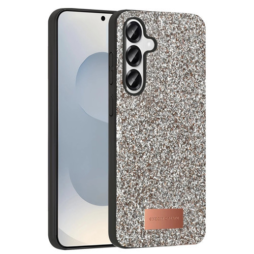 Onegif Galaxy S25 Plus Bright Simli Kapak - Gold