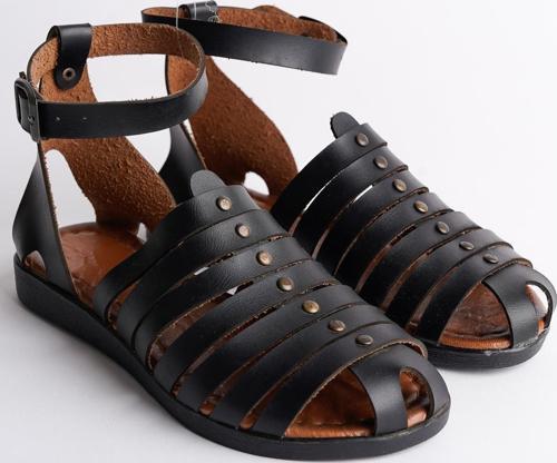 RUSSELL Garantili Rahat Kalıp Kemer Detaylı Deri Günlük Kadın Sandalet