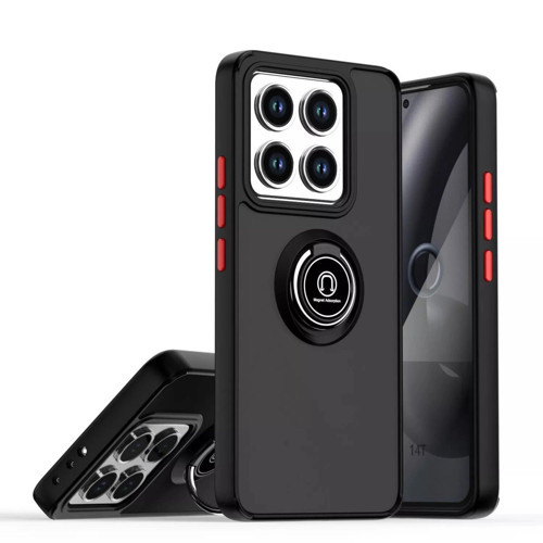 Mi 15 Pro Kılıf Montreal Yüzüklü Kapak - Siyah