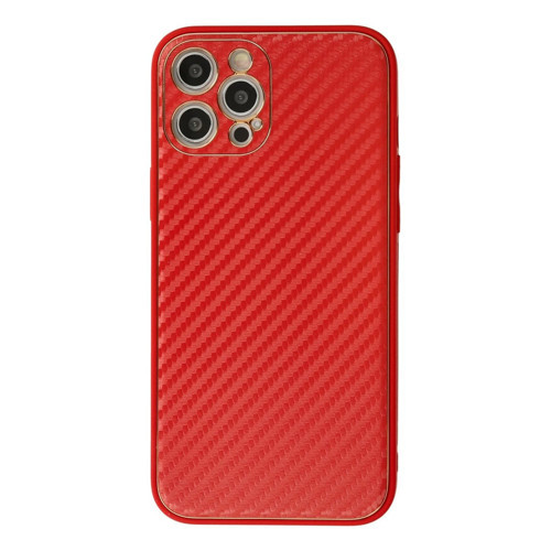 İphone 12 Pro Max Kılıf Co Karbon - Kırmızı