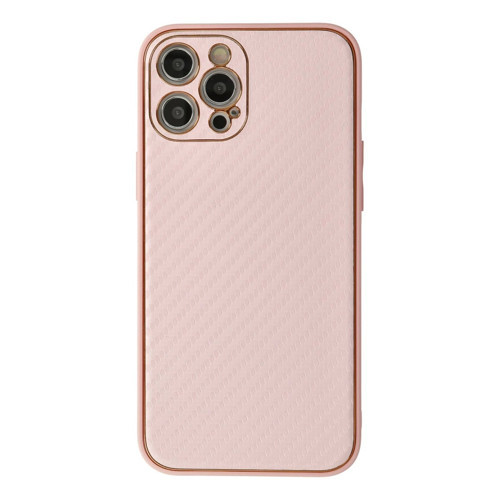 İphone 12 Pro Kılıf Co Karbon - Pembe