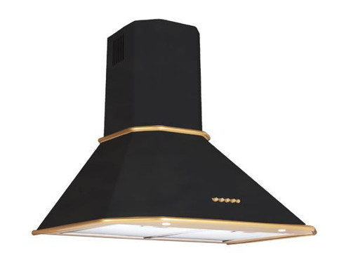 RS 4615 Rustik 60 cm Siyah Duvar Tipi Davlumbaz