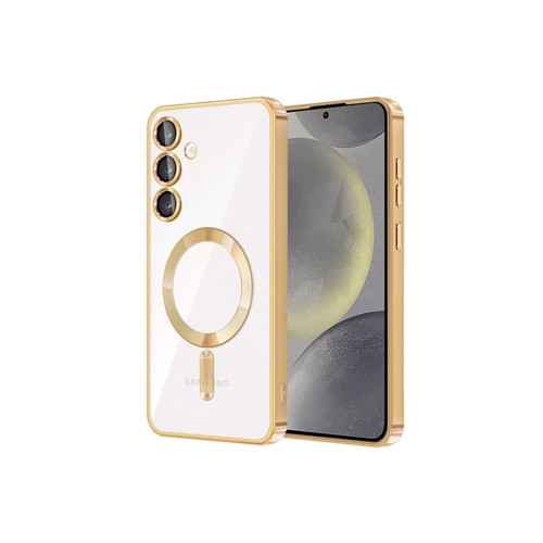 Galaxy S23 Plus Kılıf Kross Magneticsafe Kapak - Gold