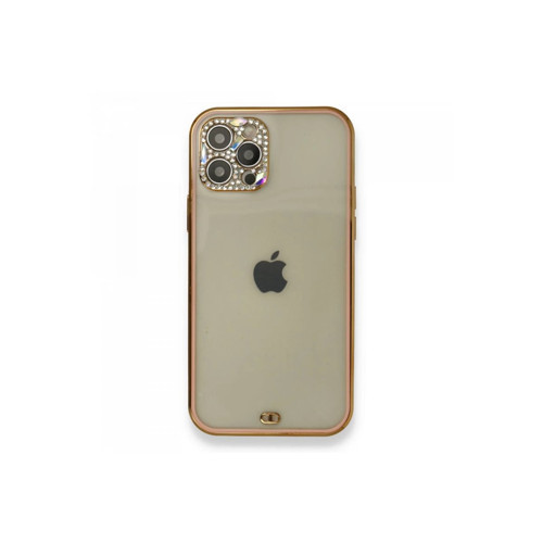 İphone 12 Pro Kılıf Liva Taşlı - Pembe