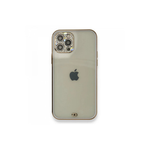 İphone 12 Pro Kılıf Liva Taşlı - Mor