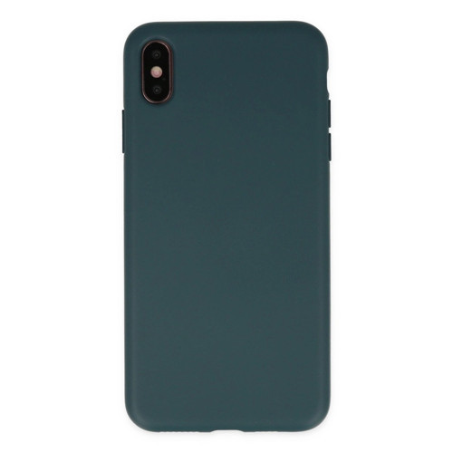 İphone Xs Max Kılıf Nano İçi Kadife - Koyu Yeşil