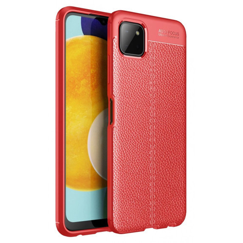 Galaxy A22 Kılıf Auto Fus Kapak - Kırmızı
