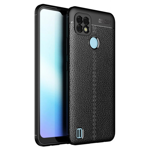 Realme C25 Kılıf Auto Fus Kapak - Siyah