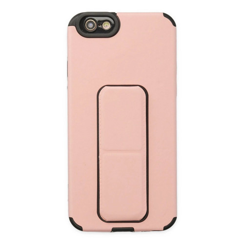 İphone 6 Kılıf Mega Standlı - Pudra