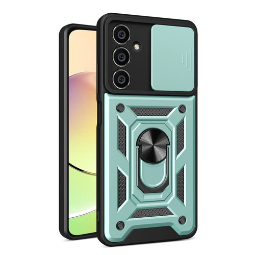 Galaxy A05 Kılıf Pars Lens Yüzüklü - Yeşil