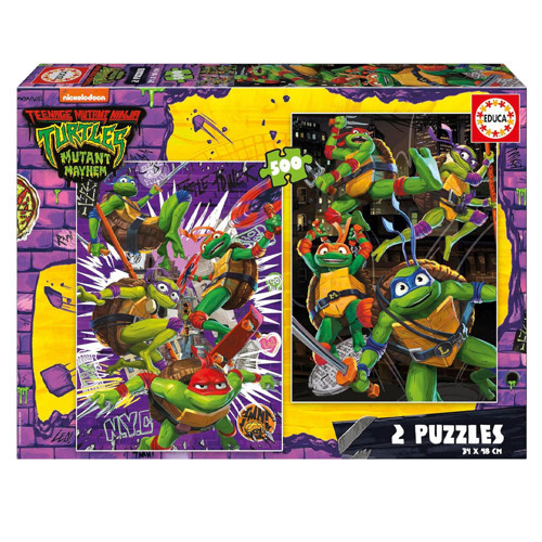 Puzzle 2x500 Parça Ninja Kaplumbağalar 19916