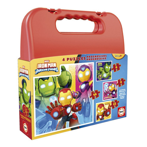 Çocuk Puzzle MULTİ 4 Iron Man ve Arkadaşları 20344