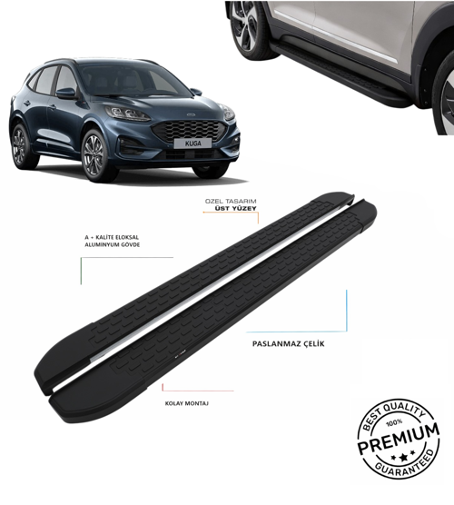 KUGA 2019 2020 2022 2023 2024 2025 ARACA ÖZEL SİYAH YAN BASAMAK