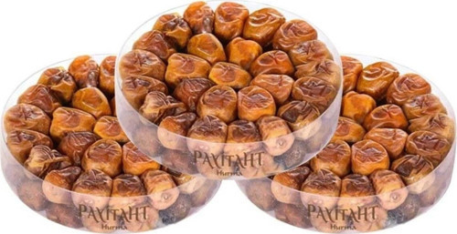 Medine Cassim Kasim Sukkari Rutab Duble Taze -Yaş Hurma 1500 gr Tabak Hurma Yumuşak 3 Paket Set