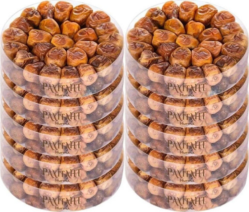 Medine Cassim Kasim Sukkari Rutab Duble Taze -Yaş Hurma 5 kg Tabak Hurma Yumuşak 10 Paket Set