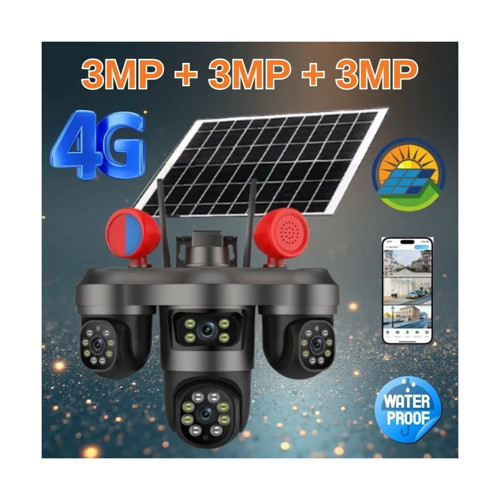 RX55G 9mp Dual Lens 355° Hareketli Akıllı Renkli Gece Görüş 3 Kameralı Çift Yönlü Sesli Görüşme Akıllı Kamera Alarm