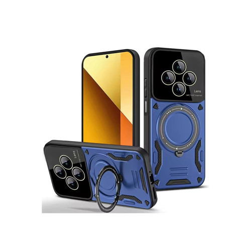 14C Kılıf Joy Lens Standlı Kapak - Lacivert