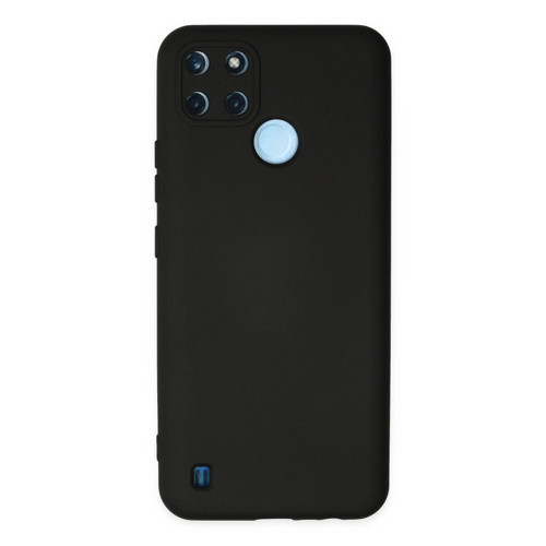Realme C25Y Kılıf Nano İçi Kadife - Siyah