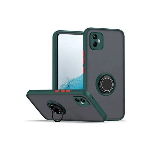 Galaxy A06 Kılıf Montreal Yüzüklü Kapak - Yeşil