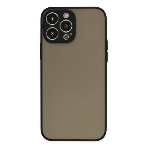 İphone 14 Pro Max Kılıf Montreal Kapak - Siyah