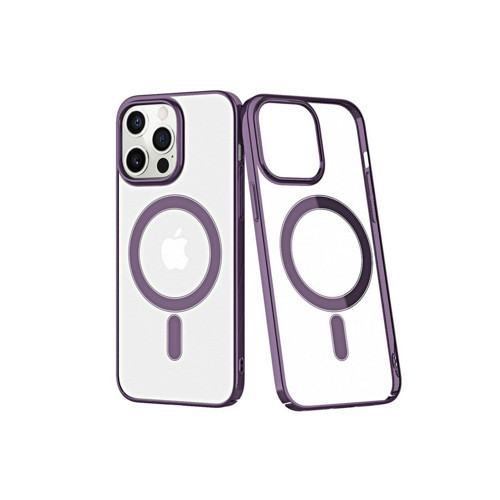 İphone 13 Pro Max Kılıf Element Magneticsafe Sert Kapak - Derin Mor