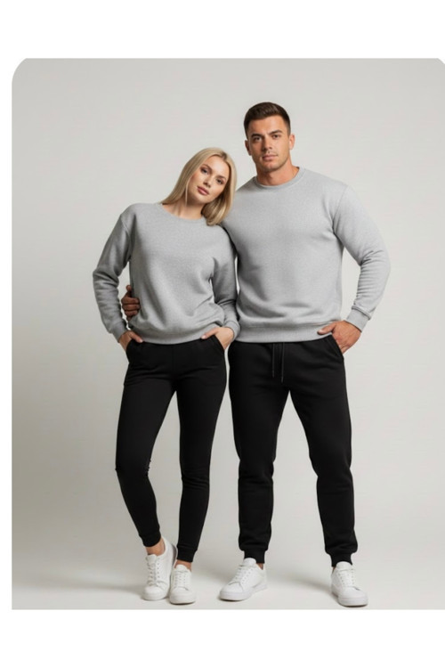 Unisex Bay/ Sweatshirt Yuvarlak Yaka