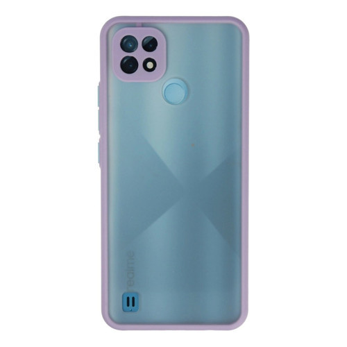 Realme C21 Kılıf Montreal Kapak - Mor